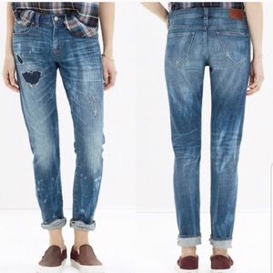 Madewell The Slim Boy Jean: Rip and Repair